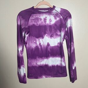 Nike Pro Combat Tie Dye‎ Long Sleeved Compression Top | XS